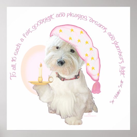 Goodnight Pink Poster (Vorne)