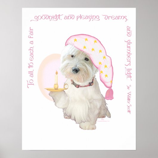 Goodnight Pink Poster (Vorne)