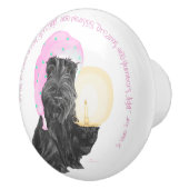 Goodnight Scottie Keramikknauf (Rechts)