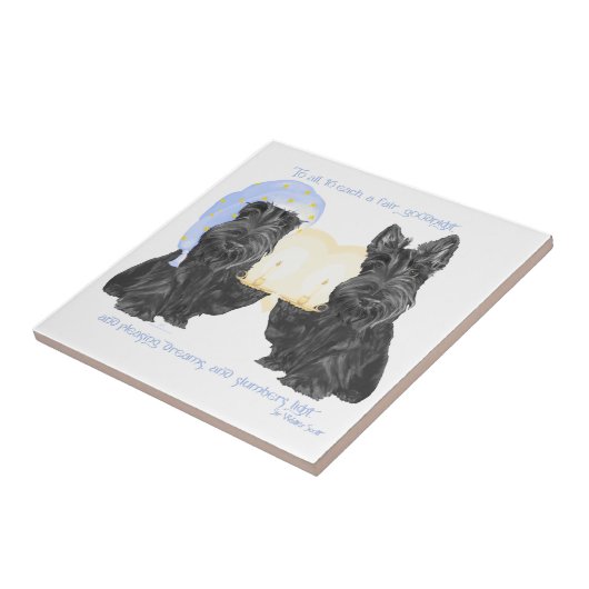 Goodnight Scotties Fliese (Seite)