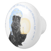 Goodnight Scotties Keramikknauf (Rechts)