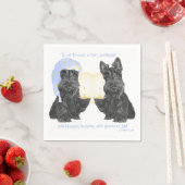 Goodnight Scotties Serviette (Beispiel)