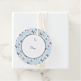 Goodnight Sleeping Panda Bär Geschenkanhänger