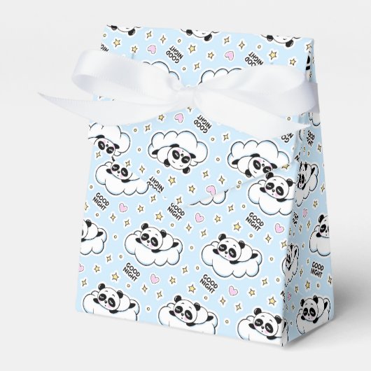 Goodnight Sleeping Panda Bär Geschenkschachtel (Vorderseite)