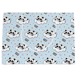 Goodnight Sleeping Panda Bär Große Geschenktüte