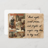 Goodnight Sweet Prince Mitteilungskarte (Vorne/Hinten)