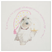 Goodnight Westie Stoff (Muster)