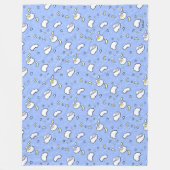 Goodnight Westies KiniArt Fleece Blanket (Vorderseite)