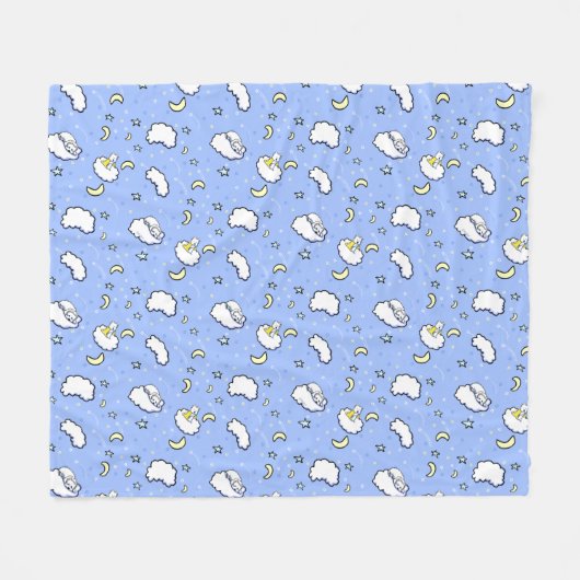 Goodnight Westies KiniArt Fleece Blanket (Vorderseite (Horizontal))