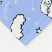 Goodnight Westies KiniArt Fleece Blanket (Ecke)