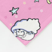 Goodnight Westies KiniArt Fleece Blanket (Ecke)
