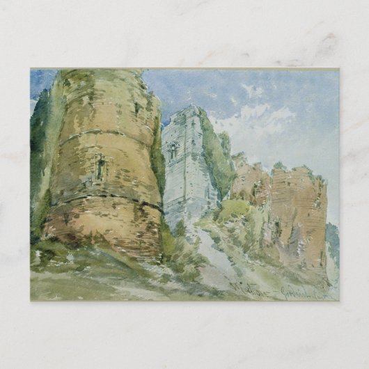 Goodrich Castle, Herefordshire Postkarte (Vorderseite)