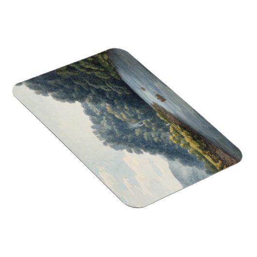 Goodrich Castle on Wye (w/c, pen & ink, Kreide) Magnet (Rechte Seite)