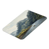 Goodrich Castle on Wye (w/c, pen & ink, Kreide) Magnet (Linke Seite)