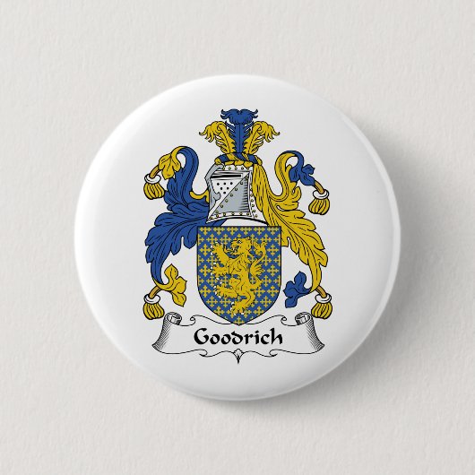 Goodrich Familienwappen Button (Vorderseite)