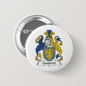 Goodrich Familienwappen Button (Vorne & Hinten)