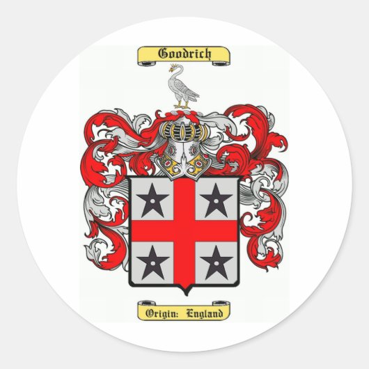 Goodrich Runder Aufkleber (Vorderseite)
