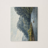 Goodrich Schloss auf dem Ypsilon (w/c, Stift u. Puzzle (Vertikal)