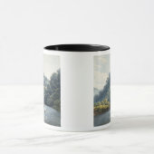 Goodrich Schloss auf dem Ypsilon (w/c, Stift u. Tasse (Zentrum)