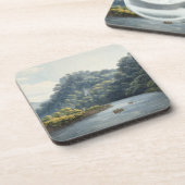 Goodrich Schloss auf dem Ypsilon (w/c, Stift u. Untersetzer (Linke Seite)