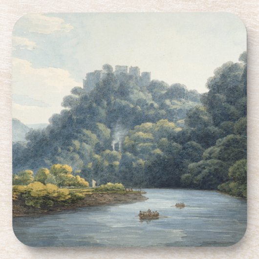 Goodrich Schloss auf dem Ypsilon (w/c, Stift u. Untersetzer (Vorderseite)