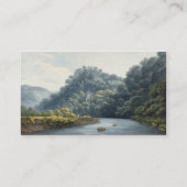 Goodrich Schloss auf dem Ypsilon (w/c, Stift u. Visitenkarte (Rückseite)