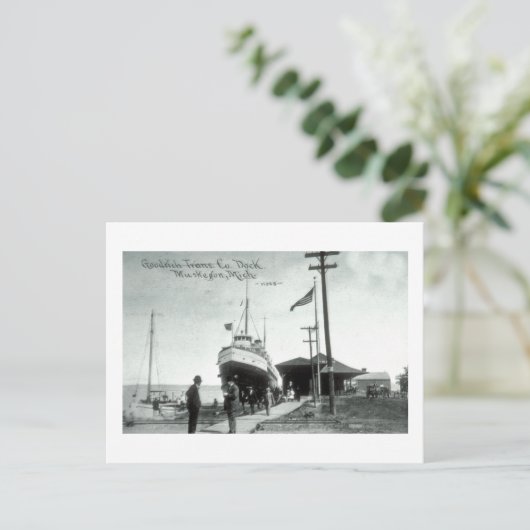 Goodrich Transportation Co., Muskegon, Michigan Postkarte (Stehend Vorderseite)
