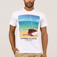 Goodrington Sands Devon Vintage Reiseplakat