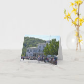 Goodspeed Bridge Centennial Notecard Karte (Gelbe Blume)