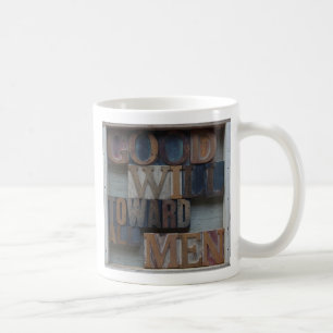 Goodwill in Richtung zu aller Mann-Tasse Kaffeetasse