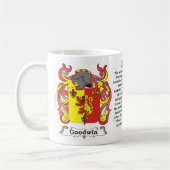 Goodwin Familien-Wappen Tasse (Links)
