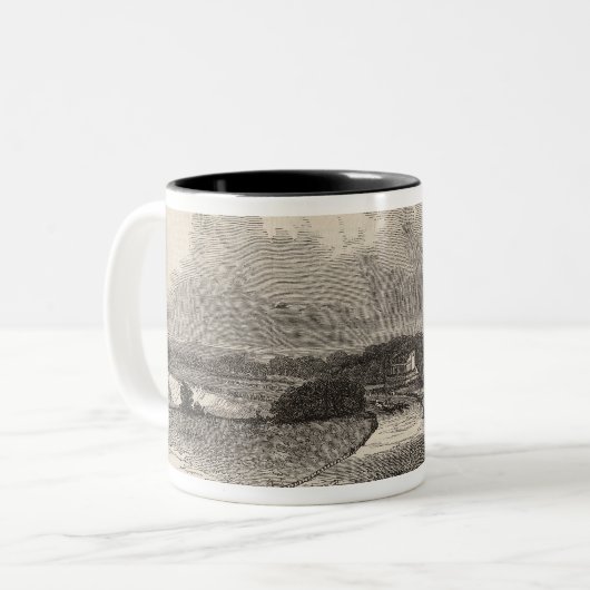 Goodwood Rennen: der Kurs Zweifarbige Tasse (Vorderseite Links)