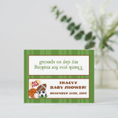 Goody Bag Topper All-Star Green Einladungspostkarte (Stehend Vorderseite)