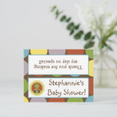 Goody Bag Topper Jungle Tales Safari Einladungspostkarte (Stehend Vorderseite)
