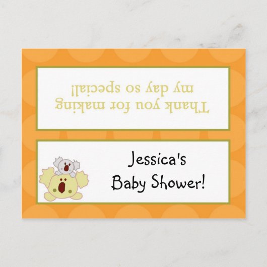 Goody Bag Toppers Tropischer Punch Einladungspostkarte (Vorderseite)