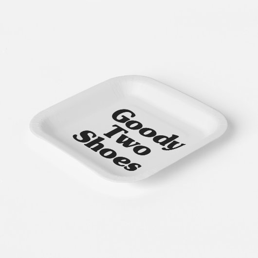 Goody Two Shoes Pappteller (Gewinkelt)