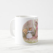 Goody und Mrs. Hackee (Eichhörnchen) (Beatrix Pott Kaffeetasse (Vorderseite Links)