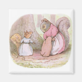 Goody und Mrs. Hackee (Eichhörnchen) (Beatrix Pott Magnet