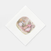 Goody und Mrs. Hackee (Eichhörnchen) (Beatrix Pott Serviette (Ecke)