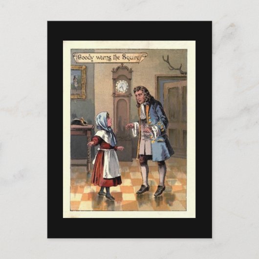 Goody warnt das Squire Postkarte (Vorderseite)