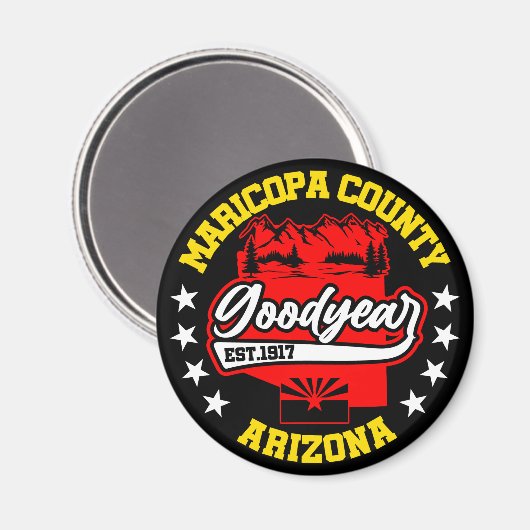 Goodyear, Arizona Magnet (Vorderseite/Rückseite)