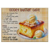 Gooey Butter Cake Rezept Schneidebrett (Vorderseite)