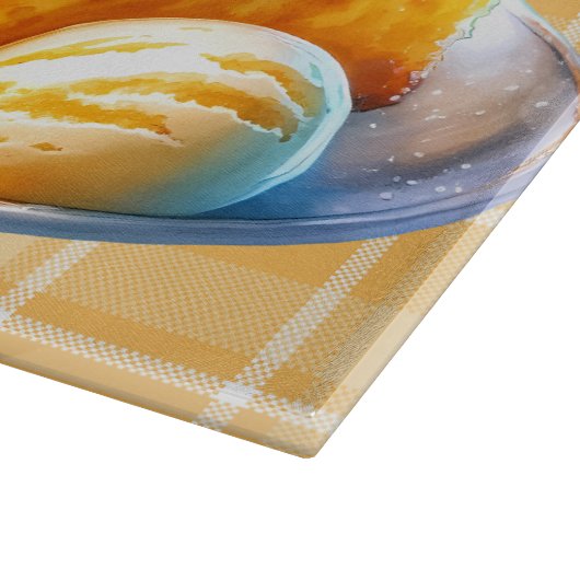 Gooey Butter Cake Rezept Schneidebrett (Ecke)