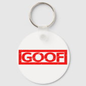 Goof Briefmarke Schlüsselanhänger (Rückseite)