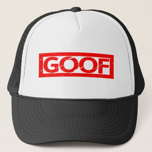 Goof Briefmarke Truckerkappe (Vorderseite)