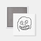 Goof Doodlenut von Cussdum Designs Magnet (Vorderseite/Rückseite)