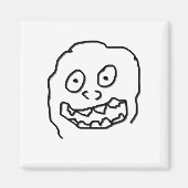 Goof Doodlenut von Cussdum Designs Magnet (Vorne)