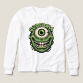 Goofball Monster Eye – Funny Creepy One-Eyed Carto (Design Vorderseite)