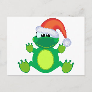 Goofkins santa xmas Frosch Feiertagspostkarte
