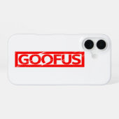Goofus Stempel iPhone 16 Hülle (Rückseite (Horizontal))